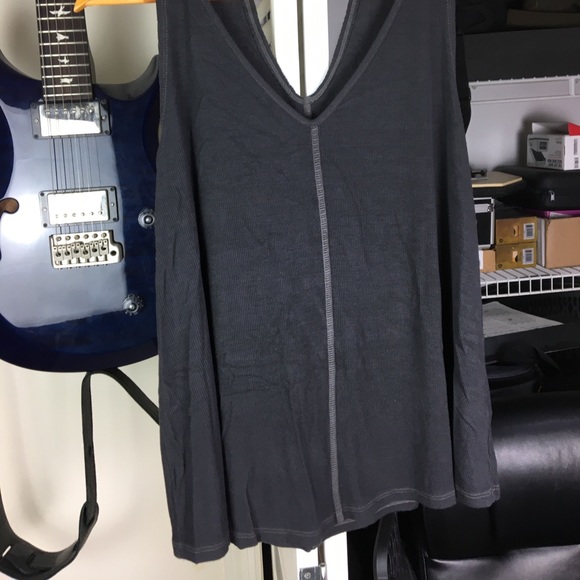 Michael Stars grey summery top • OS • small • med - Picture 2 of 8